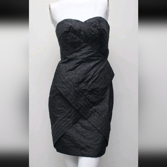 NEW Jean Paul Gaultier for Target Strapless Black Fitted Dress Zip Sz 7 - Picture 9 of 11